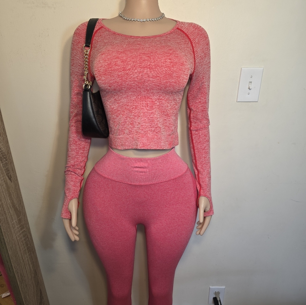 💎Victoria Secret Pink Nation Seamless Legging 2 PC Set💎 - Picture 3 of 5